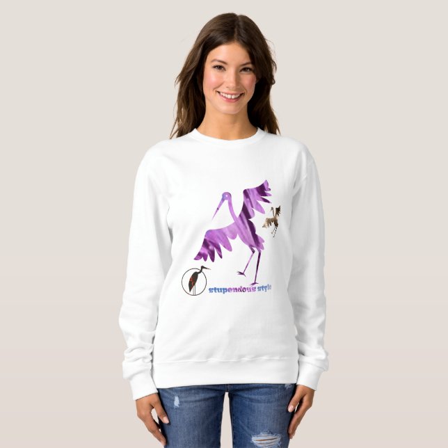 Sudadera Pluma y Gracia (Anverso completo)