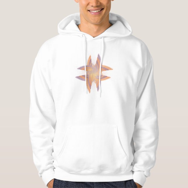 Sudadera Plumas Indias Abstractas (Anverso)