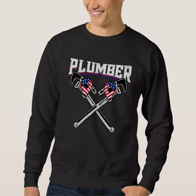 Sudadera Plumero de pipefitters de fontanería (Anverso)