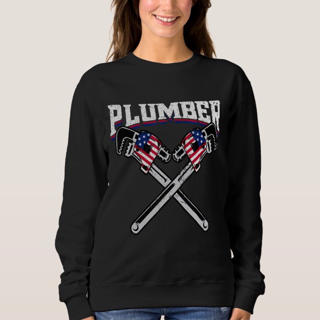 Sudadera Plumero de pipefitters de fontanería (Anverso)