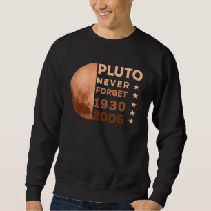 Sudadera Pluto Never Forge 1930 - 2006 Vintage Retro Scienc