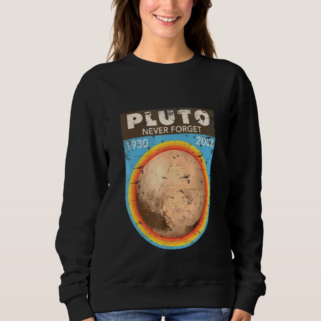 Sudadera Plutón nunca olvidar (Anverso)