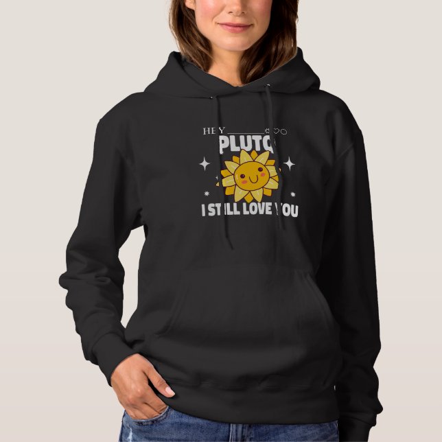 Sudadera Plutón Nunca Olvides  Espacio Sol Astronomía Cienc (Anverso)
