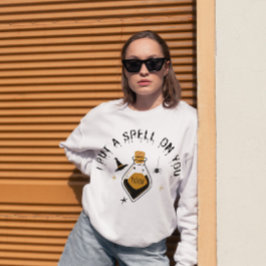 Sudadera poción de bruja puse un hechizo Halloween de Mujer