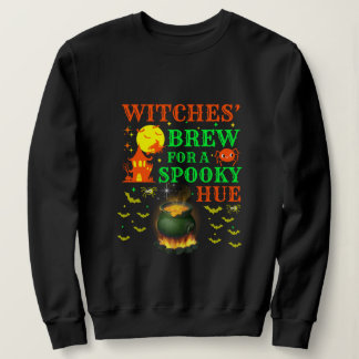 Sudadera Poción de brujas para un diseño de caldero de tono