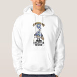 Sudadera Poción Mágica Chispa Creativa Mascota Artista Retr<br><div class="desc">Impulsa tu imaginación con la poción mágica "Chispa Creativa" de la colección oficial de la marca Botto. Esta mascota de estilo vintage de los años 30 es la compañera perfecta para artistas y diseñadores. ¡Un regalo único para cualquiera que busque añadir un toque de inspiración retro a su estudio creativo!...</div>