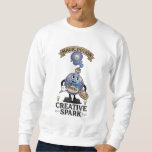 Sudadera Poción Mágica Chispa Creativa Mascota Artista Retr<br><div class="desc">Impulsa tu imaginación con la poción mágica "Chispa Creativa" de la colección oficial de la marca Botto. Esta mascota de estilo vintage de los años 30 es la compañera perfecta para artistas y diseñadores. ¡Un regalo único para cualquiera que busque añadir un toque de inspiración retro a su estudio creativo!...</div>