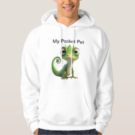 Sudadera Pocket Lizard Buddy - Camiseta Cute Reptile para N