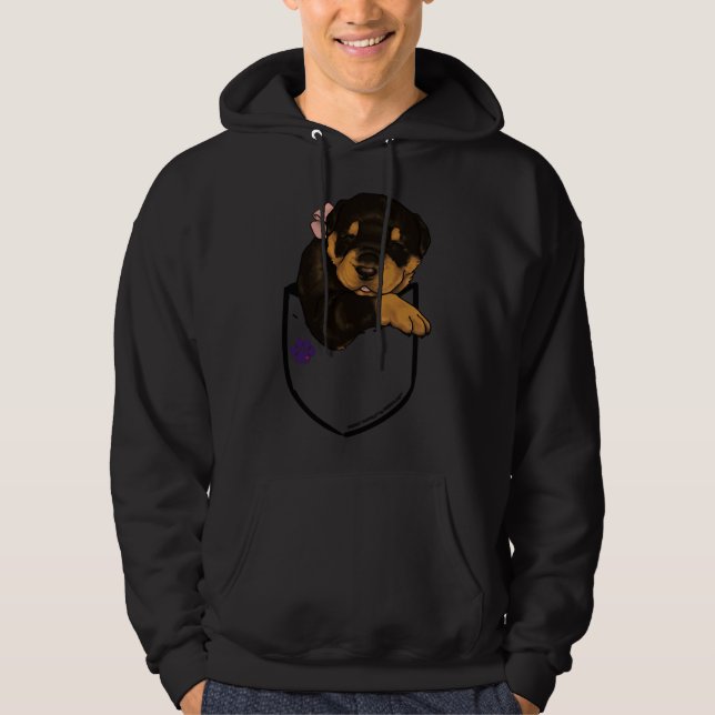 Sudadera Pocket Puppiez Rottweiler (Anverso)