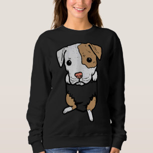 Sudadera Pocket Puppy Pies De Pitbull Cute Pitties Perro Lo