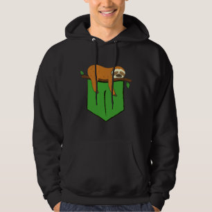 Sudadera Pocket Sloth Green Pocket Lazy Sloth