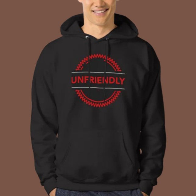 Sudadera poco amigable – Ropa callejera con actitu (Subido por el creador)