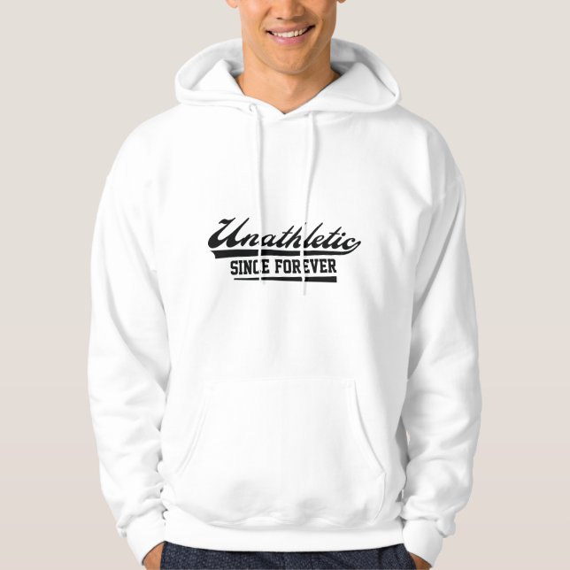 Sudadera Poco atlético desde siempre (Anverso)