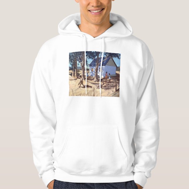 Sudadera Poco Karoo blanco Suráfrica de la casa (Anverso)