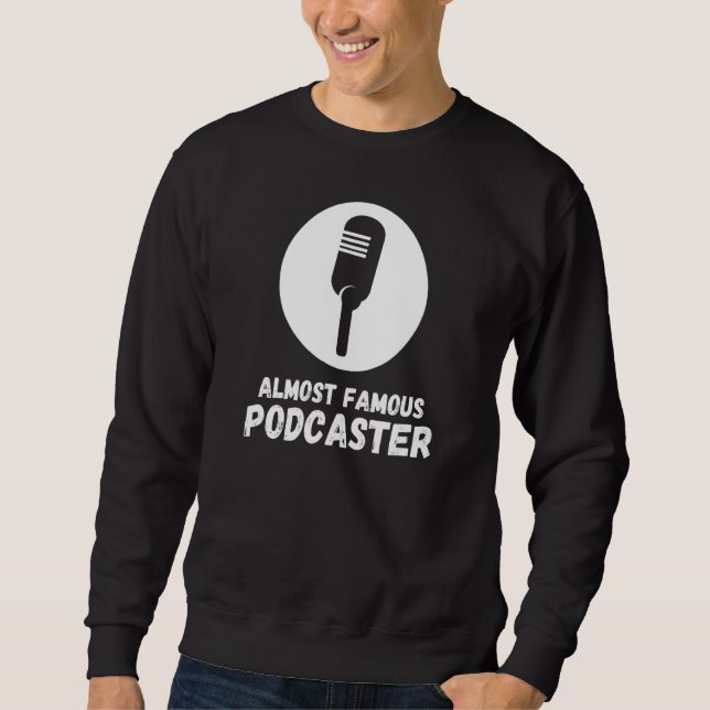 Sudadera Podcaster, presentador de podcasts Podcasting Soci (Anverso)