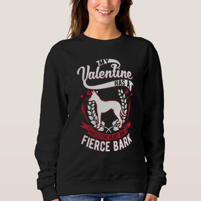 Sudadera Podenco Valentine's Day Ibizan Hound Podenco (Anverso)