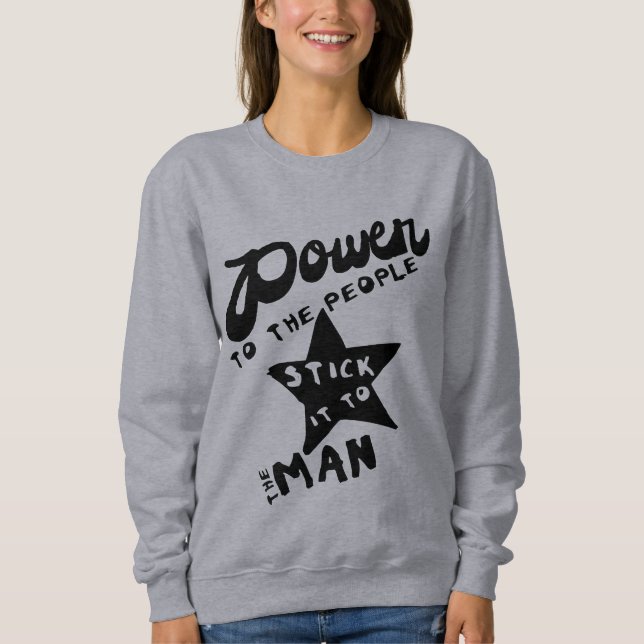 Sudadera Poder a la gente (Anverso)