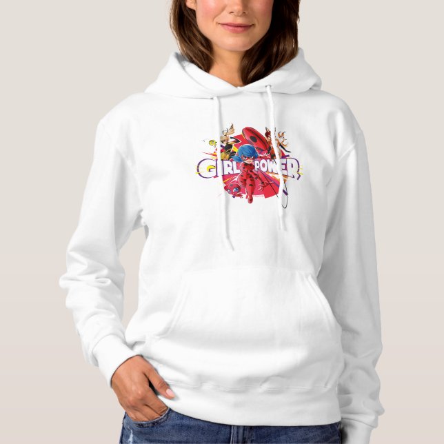 Sudadera Poder Chica milagroso (Anverso)