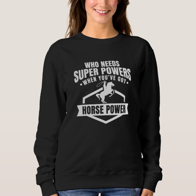 Sudadera Poder de caballo (Anverso)
