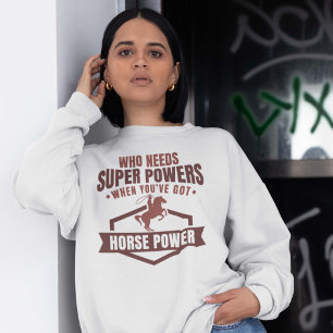Sudadera Poder de caballo