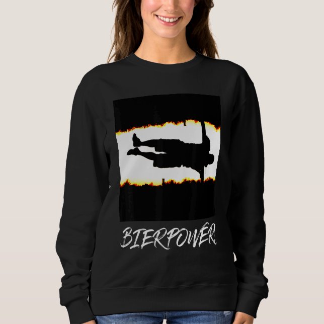 Sudadera Poder de cerveza (Anverso)