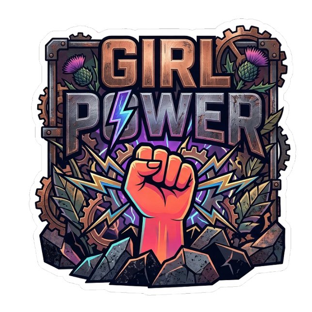 Sudadera Poder de las Chicas Steampunk Puño - Empoderamient (Subido por el creador)