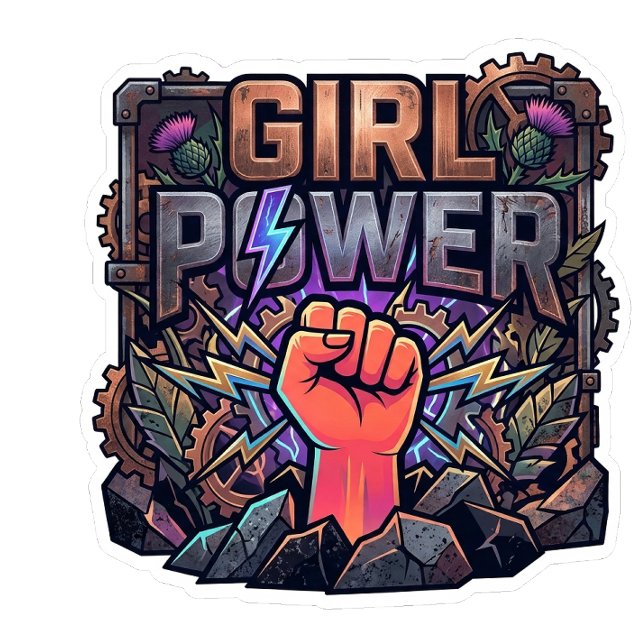 Sudadera Poder de las Chicas Steampunk Puño - Empoderamient (Subido por el creador)
