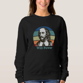 Sudadera Poder de Voluntad William Shakespeare Estética Sha