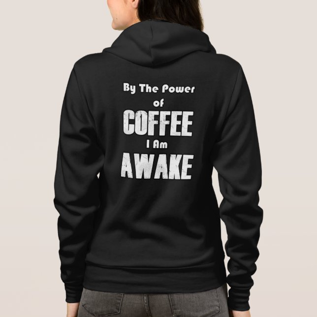 Sudadera Poder del café (en blanco) (Reverso)