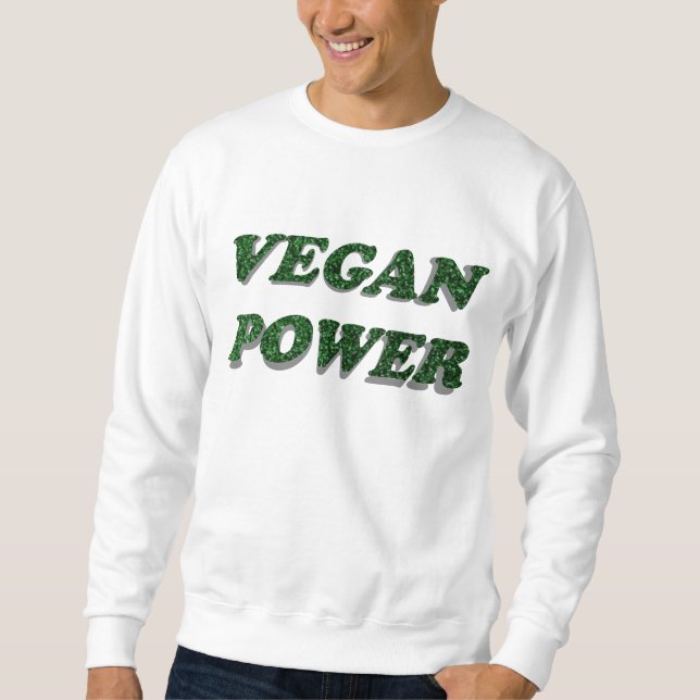 Sudadera Poder del vegano (Anverso)
