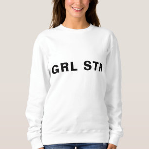 Sudadera Poder Femenino Moderno Estilo GRL PWR Audaz