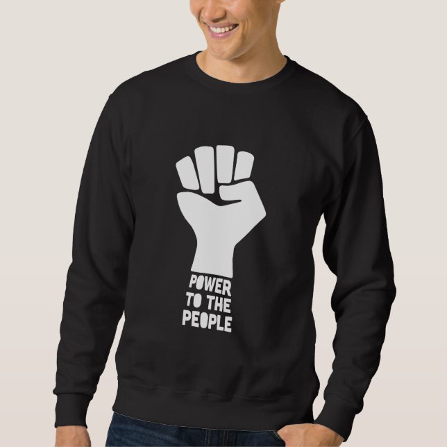 Sudadera Poder para el pueblo (Anverso)