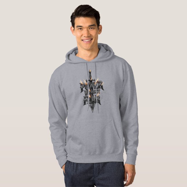 Sudadera Poder Sin Miedo Hoodie De Espada - Fa Epic Medieva (Anverso completo)