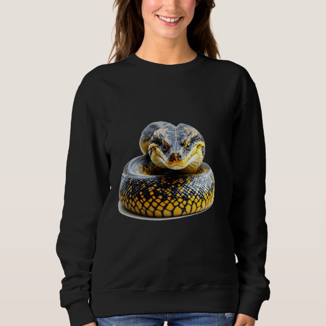 Sudadera Poderoso hipnótico dominante en pithon de serpient (Anverso)