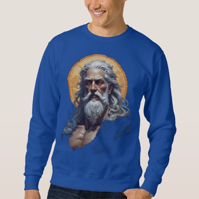 Sudadera Poderoso Zeus - Dios del trueno (Anverso)