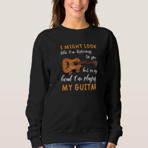 Sudadera Podría Parecer Que Te Escucho Guitar Mus