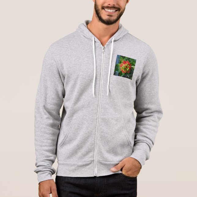 Sudadera Poinsettia silvestre (Anverso)