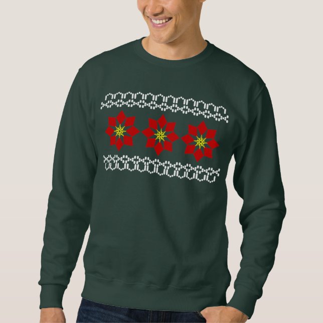 Sudadera Poinsettias (Anverso)