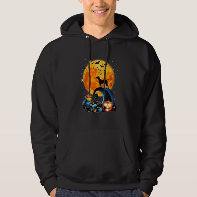 Sudadera Pointer Alemán de Pelo Corto Moon Cliff Pumpkin Ha (Anverso)