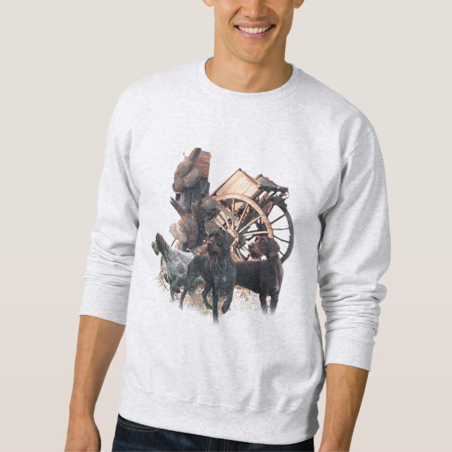 Sudadera Pointer de pelo duro alemán (Anverso)