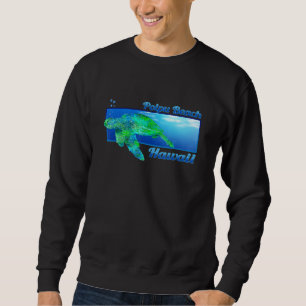 Sudadera Poipu Beach Hawaii Swimming Honu