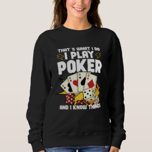 Sudadera Póker Casino Jugador de Póker Juegos de Azar Rulet