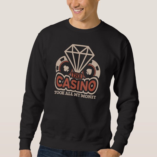 Sudadera Poker Casino Poker Player Gambling Roulette Playin (Anverso)