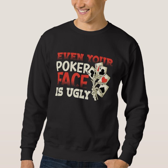 Sudadera Poker Casino Poker Player Gambling Roulette Retire (Anverso)