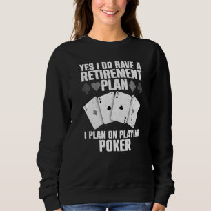 Sudadera Poker for Men Women Poker Player Casino Gambler