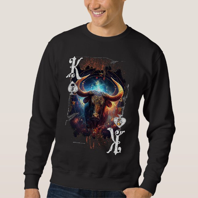 Sudadera Poker Player Apparel Zodiac Sign Edition Taurus (Anverso)