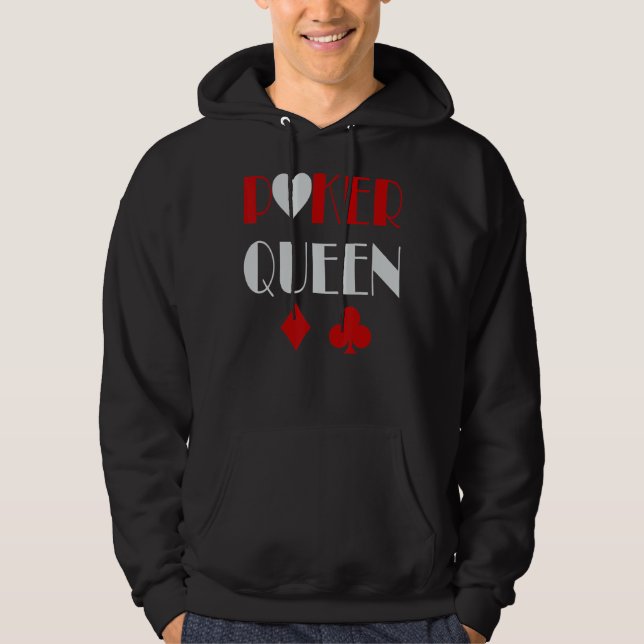 Sudadera Poker Queen 1 (Anverso)