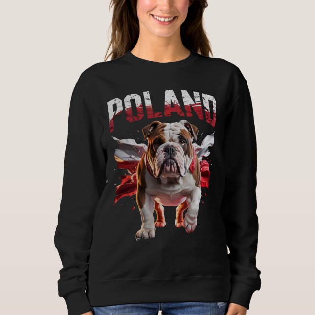 Sudadera Poland Bulldogs Proud Dog Lovers Apparel for Fans (Anverso)