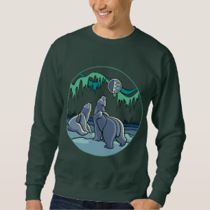 Sudadera Polar Bear Sweatshirt Wildlife Art Unisex Shirt