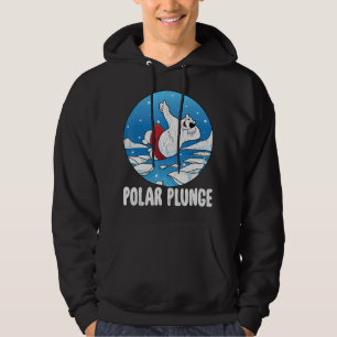 Sudadera Polar Plunge Ice Jump Funny Polar Bear Winter